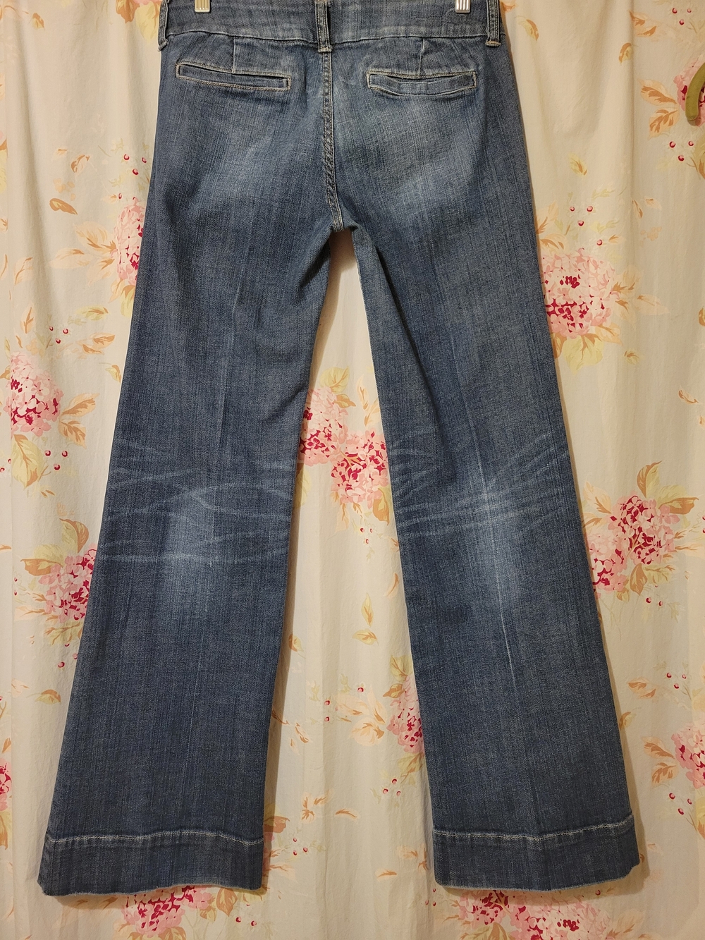 **SOLD**Vintage Y2K American Eagle Wide-Leg Low-Rise Trouser Jeans**SOLD** - Picture 2 of 7